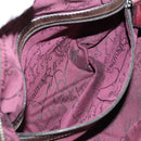 Berluti Shoulder Bag Leather Brown Silver Auth bs29899-26