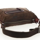 Berluti Shoulder Bag Leather Brown Silver Auth bs29899-14