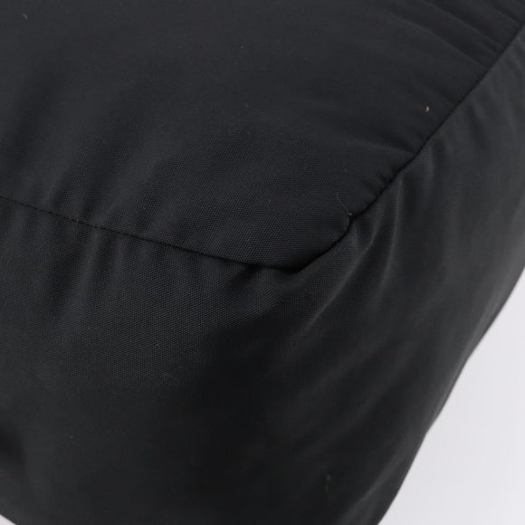 GUCCI Boston Bag Nylon Black Silver 012 0389 Auth bs29901