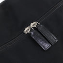 GUCCI Boston Bag Nylon Black Silver 012 0389 Auth bs29901-10