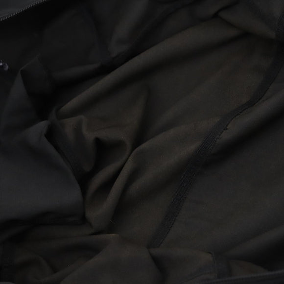 GUCCI Boston Bag Nylon Black Silver 012 0389 Auth bs29901