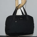 GUCCI Boston Bag Nylon Black Silver 012 0389 Auth bs29901-21