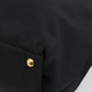 Salvatore Ferragamo Tote Bag Nylon Black Gold Auth bs29903-9