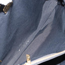 Salvatore Ferragamo Tote Bag Nylon Black Gold Auth bs29903-11