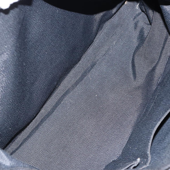 Salvatore Ferragamo Tote Bag Nylon Black Gold Auth bs29903