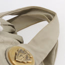 GUCCI GG Canvas Guccissima Historia Bag Leather White Gold 197019 Auth bs29904-8