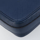 GUCCI Diamante Shoulder Bag Leather Blue Gold 201443 Auth bs29905-11