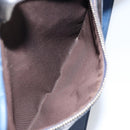 GUCCI Diamante Shoulder Bag Leather Blue Gold 201443 Auth bs29905-22