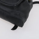 GUCCI Bamboo Backpack Leather Black Gold 003 2058 0030 Auth bs29906-16