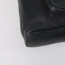 GUCCI Bamboo Backpack Leather Black Gold 003 2058 0030 Auth bs29906-17