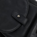 GUCCI Bamboo Backpack Leather Black Gold 003 2058 0030 Auth bs29906-19