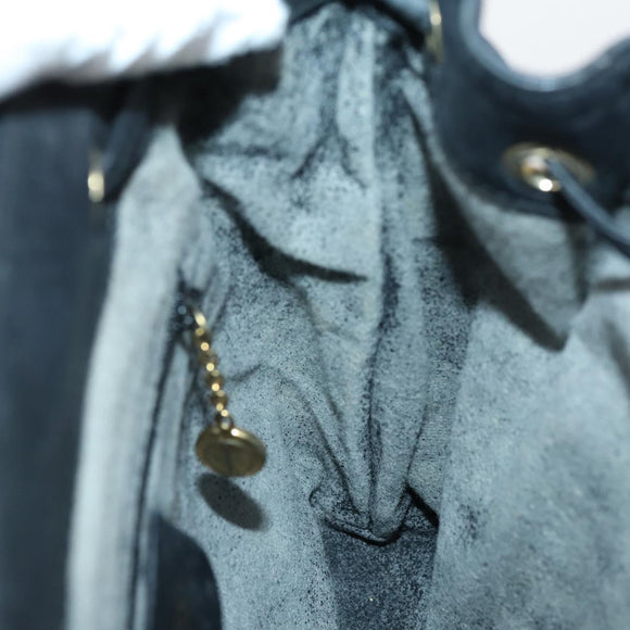 GUCCI Bamboo Backpack Leather Black Gold 003 2058 0030 Auth bs29906