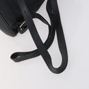 GUCCI Bamboo Backpack Leather Black Gold 003 2058 0030 Auth bs29906-8