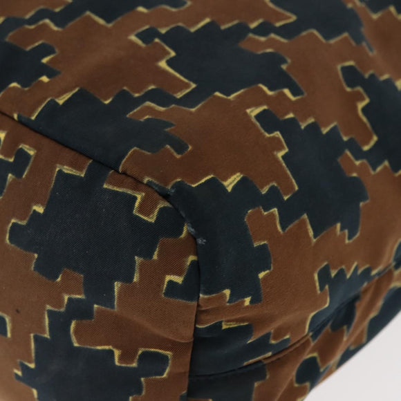 PRADA Tote Bag Canvas 2way Navy Brown Auth bs29907