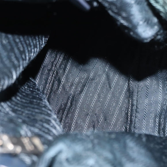 PRADA Tote Bag Canvas 2way Navy Brown Auth bs29907