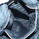 PRADA Tote Bag Canvas 2way Navy Brown Auth bs29907-25