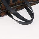 PRADA Tote Bag Canvas 2way Navy Brown Auth bs29907-8