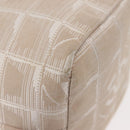 CHANEL New Travel Line Pouch Nylon Beige CC Auth bs29909-15