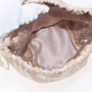 CHANEL New Travel Line Pouch Nylon Beige CC Auth bs29909-10