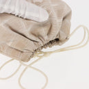 CHANEL New Travel Line Pouch Nylon Beige CC Auth bs29909-6