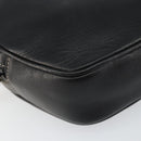 CELINE Shoulder Bag Leather Black Gold Auth bs29910-14