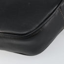 CELINE Shoulder Bag Leather Black Gold Auth bs29910-15