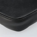 CELINE Shoulder Bag Leather Black Gold Auth bs29910-16