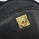 CELINE Shoulder Bag Leather Black Gold Auth bs29910-17