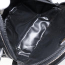 CELINE Shoulder Bag Leather Black Gold Auth bs29910-11