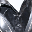 CELINE Shoulder Bag Leather Black Gold Auth bs29910-19