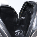 CELINE Shoulder Bag Leather Black Gold Auth bs29910-20