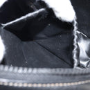 CELINE Shoulder Bag Leather Black Gold Auth bs29910-21