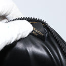 CELINE Shoulder Bag Leather Black Gold Auth bs29910-12