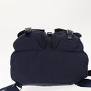 PRADA Backpack Nylon Navy Silver Auth bs29913-5