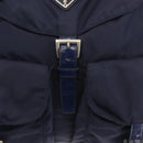 PRADA Backpack Nylon Navy Silver Auth bs29913-10