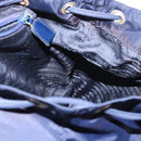 PRADA Backpack Nylon Navy Silver Auth bs29913-23