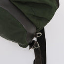 PRADA Backpack Nylon Khaki Silver Auth bs29914-16