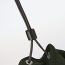 PRADA Backpack Nylon Khaki Silver Auth bs29914-21