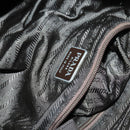 PRADA Backpack Nylon Khaki Silver Auth bs29914-22