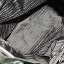 PRADA Backpack Nylon Khaki Silver Auth bs29914-11