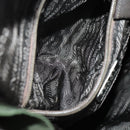 PRADA Backpack Nylon Khaki Silver Auth bs29914-25