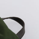 PRADA Backpack Nylon Khaki Silver Auth bs29914-14