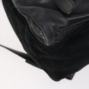 PRADA Backpack Leather Suede Black Auth bs29915-17
