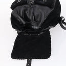 PRADA Backpack Leather Suede Black Auth bs29915-22