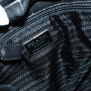 PRADA Backpack Leather Suede Black Auth bs29915-23
