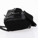PRADA Backpack Leather Suede Black Auth bs29915-3