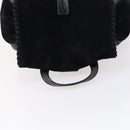 PRADA Backpack Leather Suede Black Auth bs29915-6