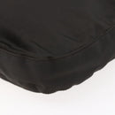 PRADA Chain Shoulder Bag Nylon Brown Auth bs29917-16