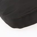 PRADA Chain Shoulder Bag Nylon Brown Auth bs29917-9