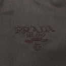 PRADA Chain Shoulder Bag Nylon Brown Auth bs29917-17